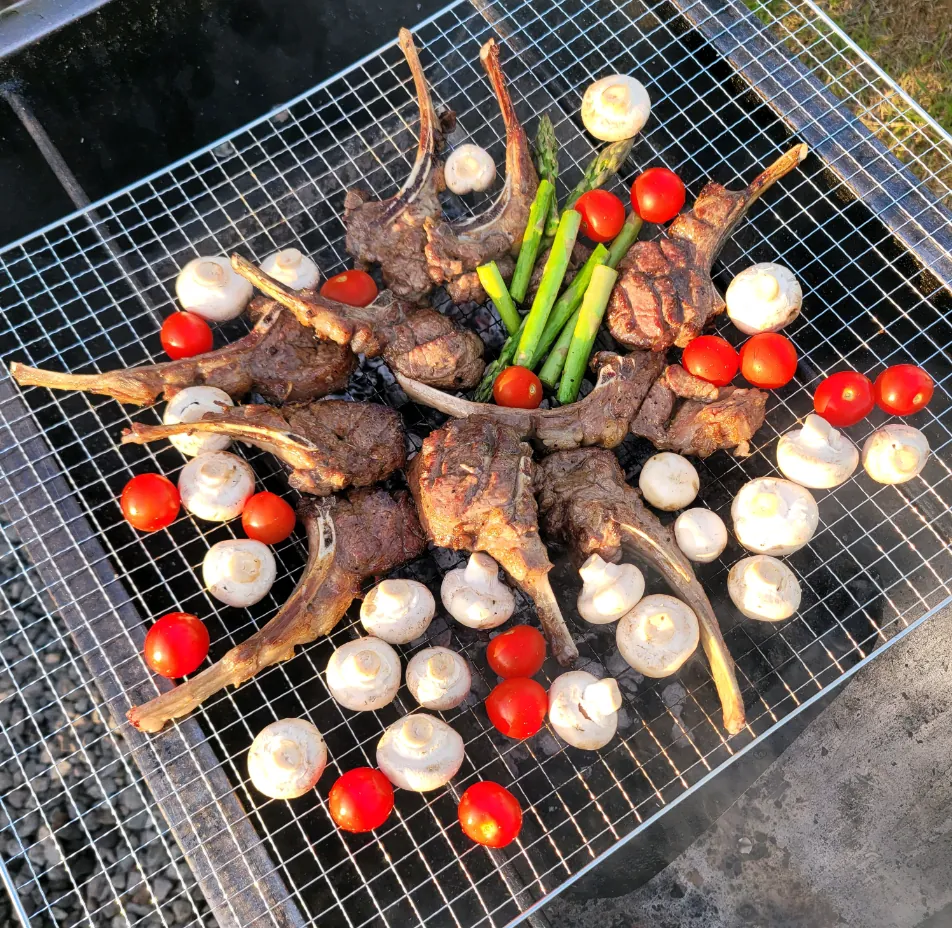 양고기 바베큐 그릴